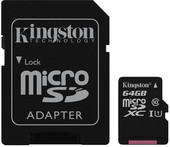 microSDXC UHS-I (Class 10) 64GB + адаптер [SDC10G2/64GB]