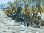 6164 WWII: Japanese M92 Light Howitzer And At Team