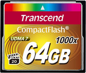 1000x CompactFlash Ultimate 64GB (TS64GCF1000)
