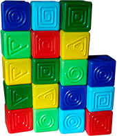 Кубики тактильные 10389