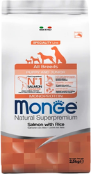 All Breeds Puppy & Junior Monoprotein Salmon with Rice (для щенков всех пород с лососем и рисом) 2.5 кг