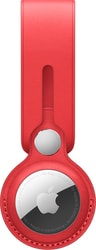 кожаный с подвеской для AirTag (красный) MK0V3