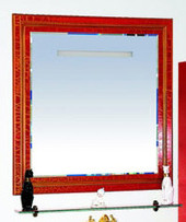 Зеркало Fresko - 105 (красный)