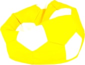 Мяч экокожа (желтый/белый, XXXL, smart balls)