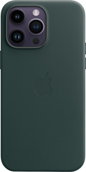 MagSafe Leather Case для iPhone 14 Pro Max (зеленый лес)