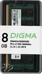 8ГБ DDR4 SODIMM 2666 МГц DGMAS42666008D