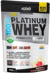 100% Platinum Whey (малина/белый шоколад, 750 г)