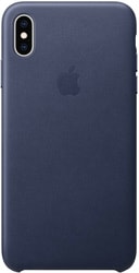 Leather Case для iPhone XS Max Midnight Blue