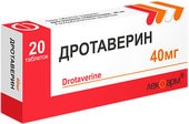 Дротаверин, 40 мг, 20 табл.