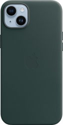 MagSafe Leather Case для iPhone 14 Plus (зеленый лес)