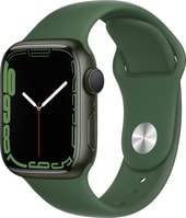 Watch Series 7 41 мм (зеленый/зеленый клевер спортивный)