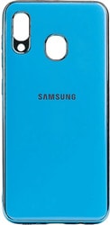 Plating Tpu для Samsung Galaxy A20/A30 (голубой)