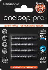 Eneloop Pro AAA 930mAh 4 шт. (BK-4HCDE/4BE)
