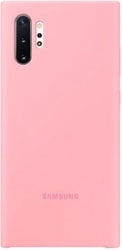 Silicone Cover для Galaxy Note10 Plus (розовый)