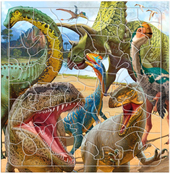 Динозавры в рамке 9097 (80 эл)