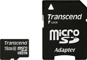 microSDHC (Class 10) 16GB + адаптер (TS16GUSDHC10)