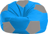 Мяч М1.1-274 (голубой/серый)