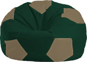 Мяч М1.1-60 (зеленый темный/бежевый темный)