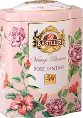 Винтажные цветы Розовая фантазия зеленый в банке 100 г