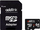 microSDXC 64GB (Class 10) + адаптер [AD64GBMSX310A]