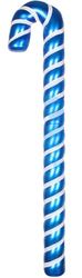 Карамельная палочка (121 см, синий/белый) [502-243]
