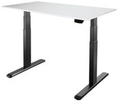 Unique Ergo Desk 1380x800x18мм (альпийский белый/черный)