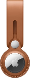 кожаный с подвеской для AirTag (золотисто-коричневый) MX4A2