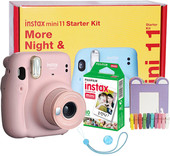 Instax Mini 11 Starter Kit (розовый)