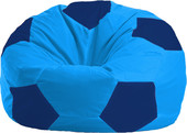 Мяч М1.1-272 (голубой/синий темный)