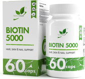 Биотин (Biotin) 5000, 60 капсул