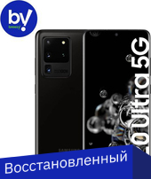 Galaxy S20 Ultra 5G SM-G988B/DS 12GB/128GB Exynos 990 Восстановленный by Breezy, грейд B (черный)