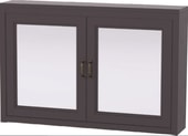 Шкаф с зеркалом Waterford 100 ОР0002965 (антрацит)