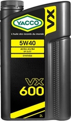 VX 600 5W-40 2л