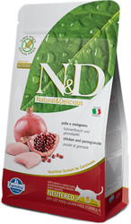 N&D Grain Free Cat Chicken & Pomegranate Neutered (беззерновой с курицей и гранатом) 1.5 кг