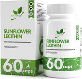 Лецитин подсолнечный (Sunflower lecithin), 60 капсул