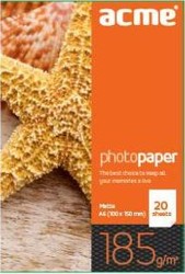 Premium Photo Paper A6 (10x15cm) 185 g/m2 20л