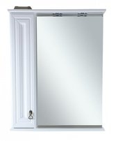 Шкаф с зеркалом Лувр 60 L (Белый)