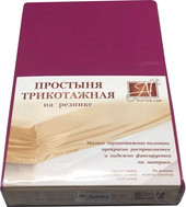 Трикотажная на резинке 90x200 ПТР-ФУК-090 (фуксия)