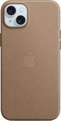 MagSafe FineWoven Case для iPhone 15 Plus (серо-коричневый)