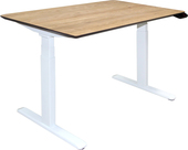 Wooden Unique Ergo Desk 1300х750х27 мм (дуб натуральный/белый)