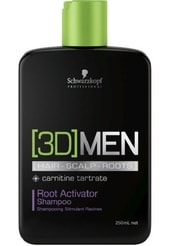 3D Men Root Activator Shampoo активатор роста 250мл