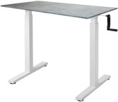 Manual Desk Compact 1380x800x18 мм (бетон Чикаго/белый)