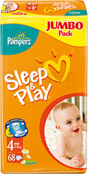 Sleep&Play 4 Maxi Jumbo Pack (68 шт)