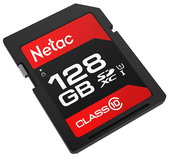 SDXC 128GB U1/C10 Netac P600