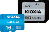 Exceria microSDHC LMEX1L016GG2 16GB (с адаптером)