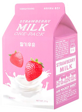 Маска для лица тканевая Strawberry Milk One-Pack (21 г)
