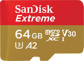 Extreme microSDXC SDSQXAH-064G-GN6MN 64GB