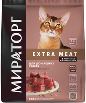 Extra Meat с говядиной Black Angus для домашних кошек 10 кг
