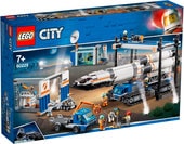City 60229 Площадка для сборки и транспорт для перевозки ракеты