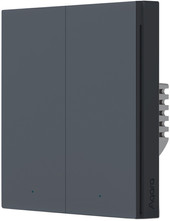 Smart Wall Switch H1 двухклавишный c нейтралью (графит)